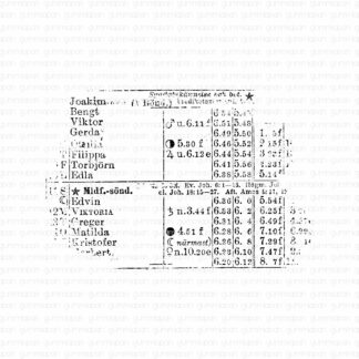 Small Worn-out Calendar