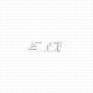 Small worn-out receipt