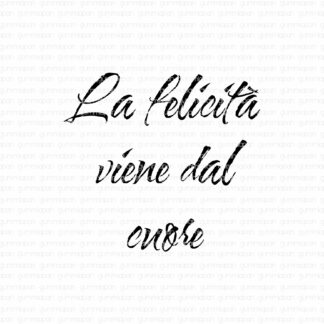 La felicità viene dal cuore