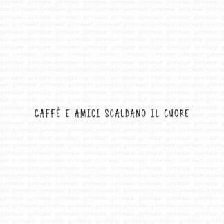 Caffè e amici scaldano il cuore