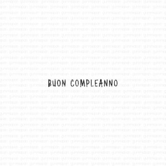 Buon compleanno