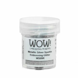 WOW!  Metallic Silver Sparkle