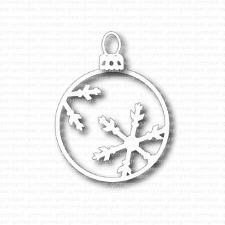 Christmas Ornament With Snow Flakes