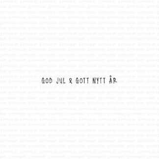 God Jul & Gott Nytt År
