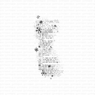 Smal Text med Snöflingor