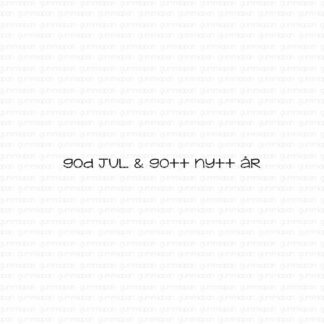 God Jul & Gott Nytt År