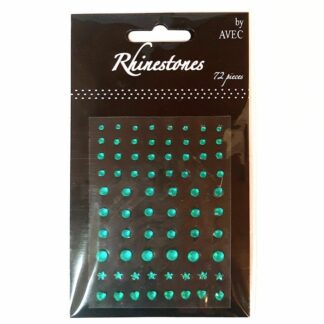 by Avec - Rhinestones Turquoise