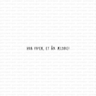 Hva fa'en, et år ældre!