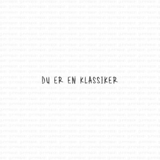 Du er en klassiker