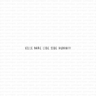 Ville bare lige sige hurra!!!