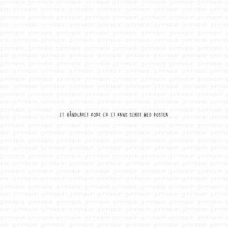 Et håndlavet kort er et knus sendt med posten