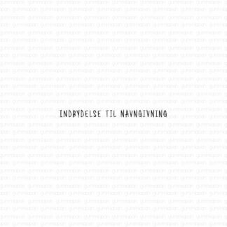 Indbydelse til navngivning