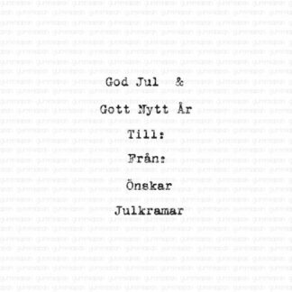 Mini julstämpel-set