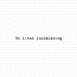 En liten julhälsning