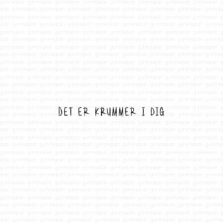 Det er krummer i dig