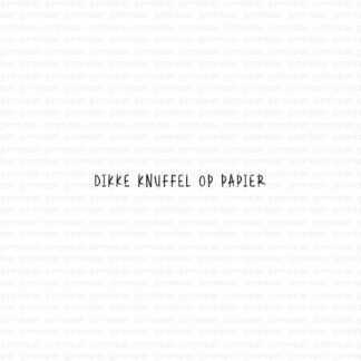 Dikke Knuffel Op Papier