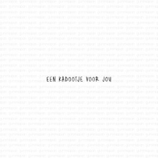 Een Kadjootje Voor Jou