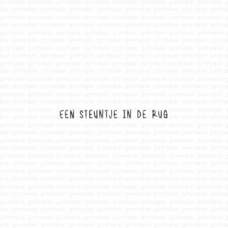 Een Steuntje In De Rug