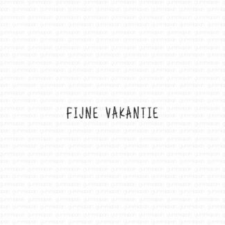Fijne Vakantie