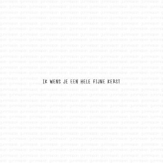Ik Wens Je Een Hele Fijne Kerst