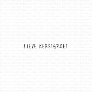 Lieve Kerstgroet
