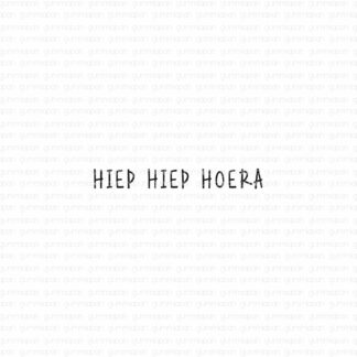 Hiep Hiep Hoera