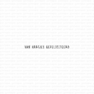 Van Hartjes Gefeliciteerd
