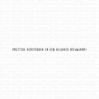 Prettige Kerstdagen En Een Gelukkig Nieuwjaar!