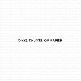 Dikke Knuffel Op Papier