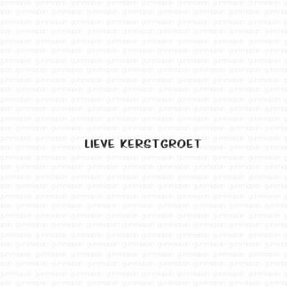 Lieve Kerstgroet