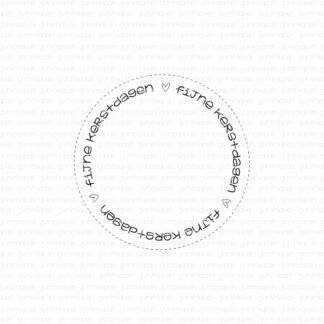 Fijne Kerstdagen Cirkel