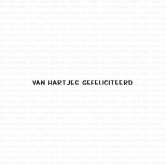 Van Hartjes Gefeliciteerd