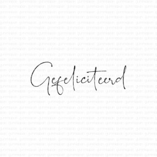 Gefeliciteerd