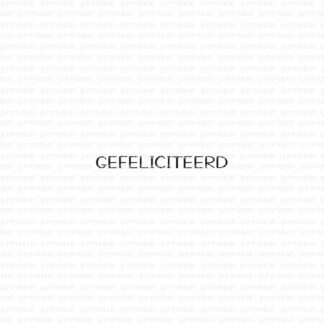 Gefeliciteerd