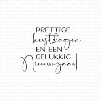 Prettige Kerstdagen En Een Gelukkig Nieuwjaar!