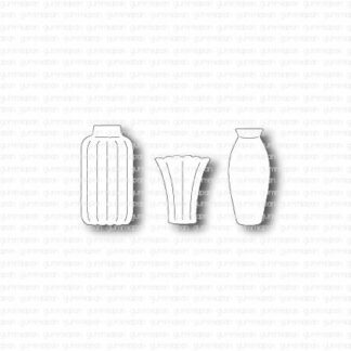 Set med små vaser