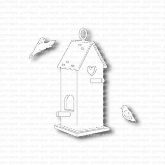 Stor Fågelholk med Fåglar