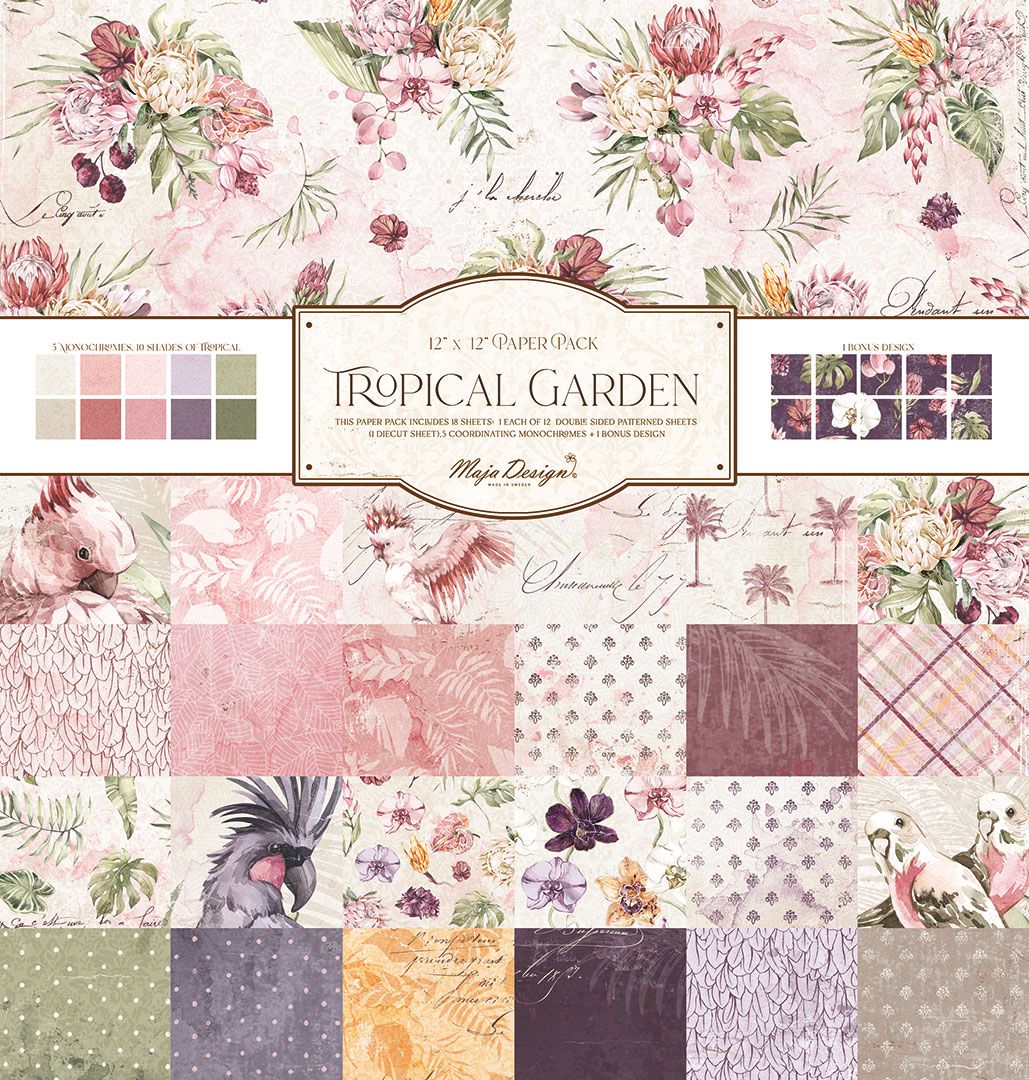 Tropical Garden - 12x12" Collection Pack
