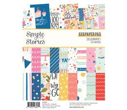 Celebrate! 6 x 8 Inch Paper Pad