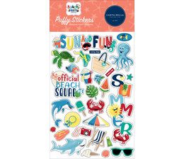 Carta Bella Beach Party Puffy Stickers
