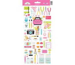 Cute & Crafty Icons Stickers