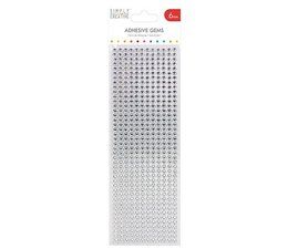 Adhesive Gems 6mm Silver