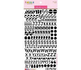 Bella BLVD Black Florence Alphabet Stickers