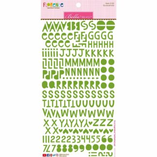Bella BLVD Guacamole Florence Alphabet Stickers