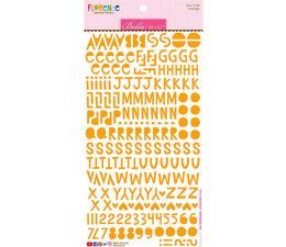 Bella BLVD Orange Florence Alphabet Stickers