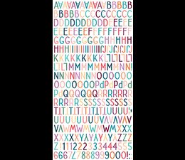 One Fine Day Small Puffy Alpha Stickers