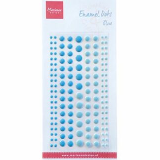 Enamel Dots - Blue