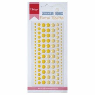 Enamel Dots - Floral Hearts