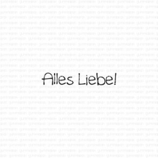 Alles Liebe!