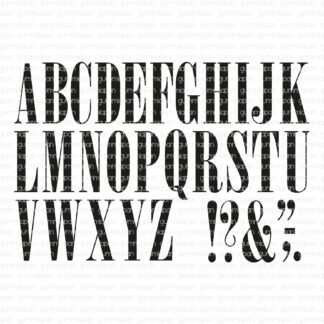 Alfabet Köln, versaler